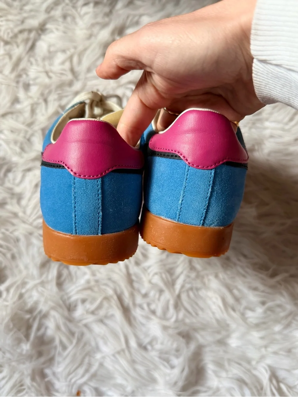 Gola elan sneaker Santorini blue and pink size 5